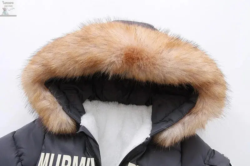 Winter Baby Jumpsuit met Handschoenen en Riempje - Lonzaro Kids