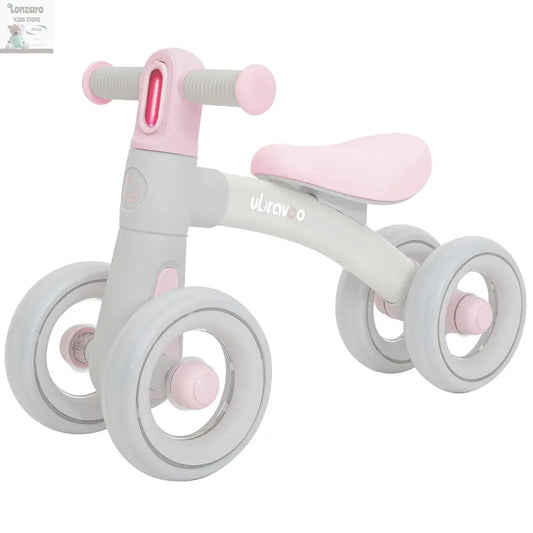 Sliding Balance Bike - 3-Mode Headlight & 4 Transparent Silence Wheels, Ideal Ride-On Toy for Birthday and Early Learning Lonzaro Kids