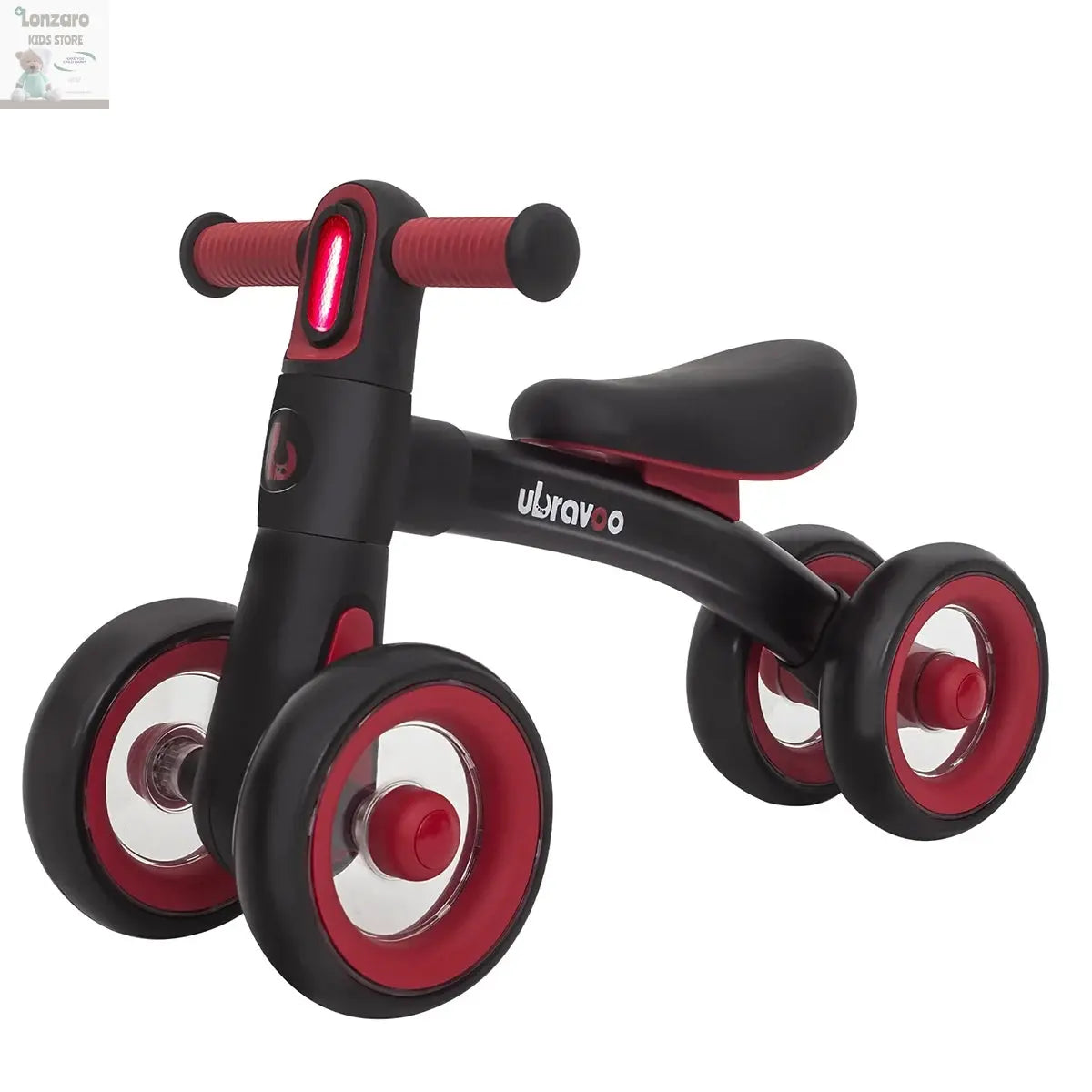 Sliding Balance Bike - 3-Mode Headlight & 4 Transparent Silence Wheels, Ideal Ride-On Toy for Birthday and Early Learning Lonzaro Kids