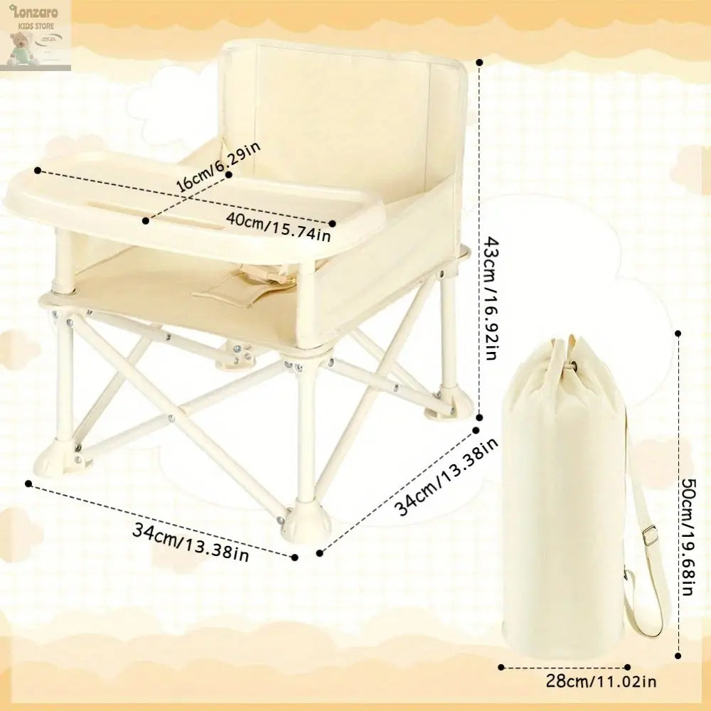 Stylish and Durable High Chair with Adjustable Footrest and Detachable Cushion for Comfortable Feeding, Perfect for Growing Babi Lonzaro Kids