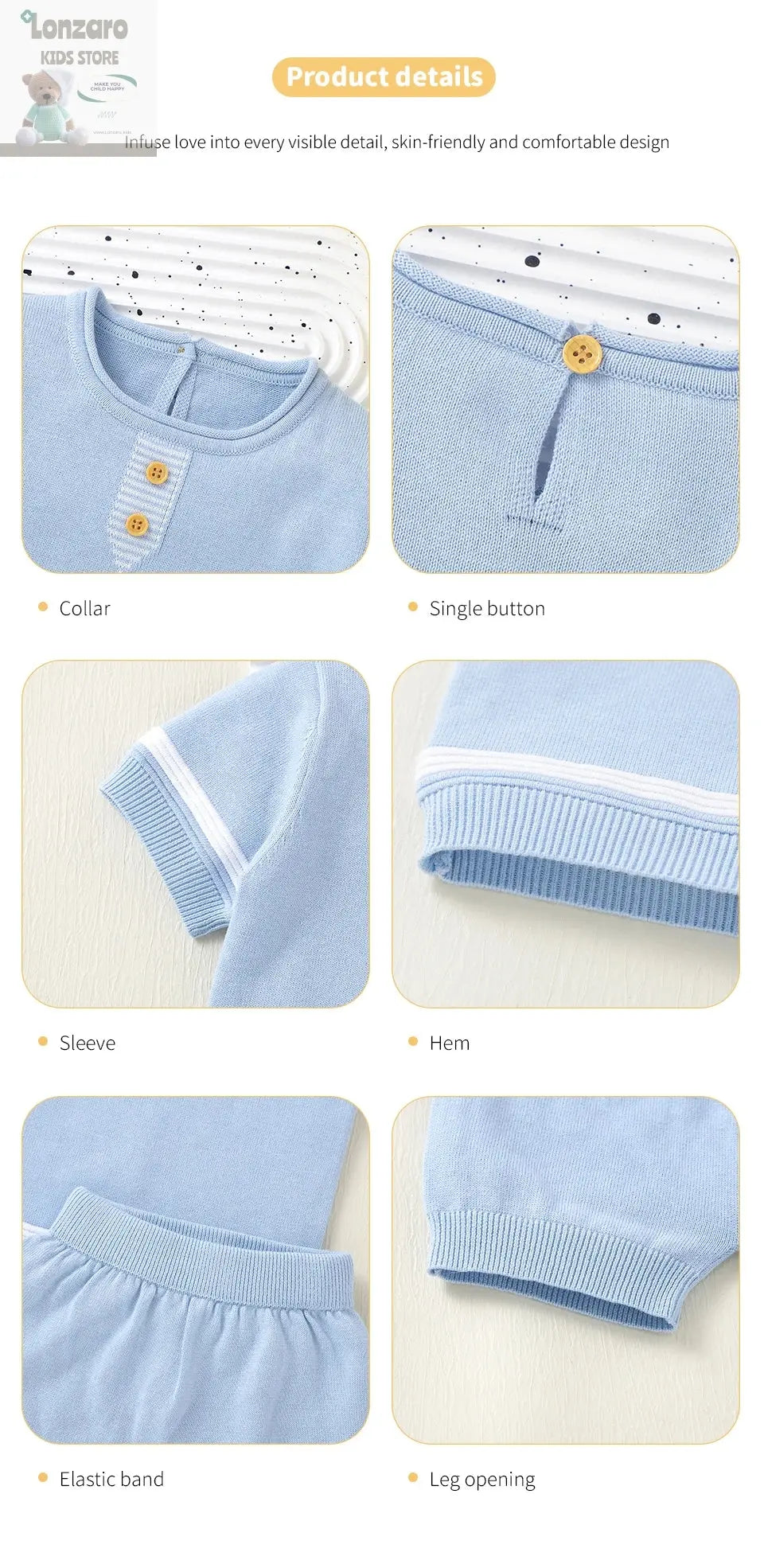 T-shirt & Korte Broek voor Jongens - Lonzaro Kids