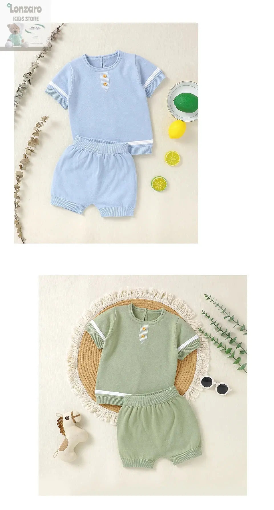 T-shirt & Korte Broek voor Jongens - Lonzaro Kids