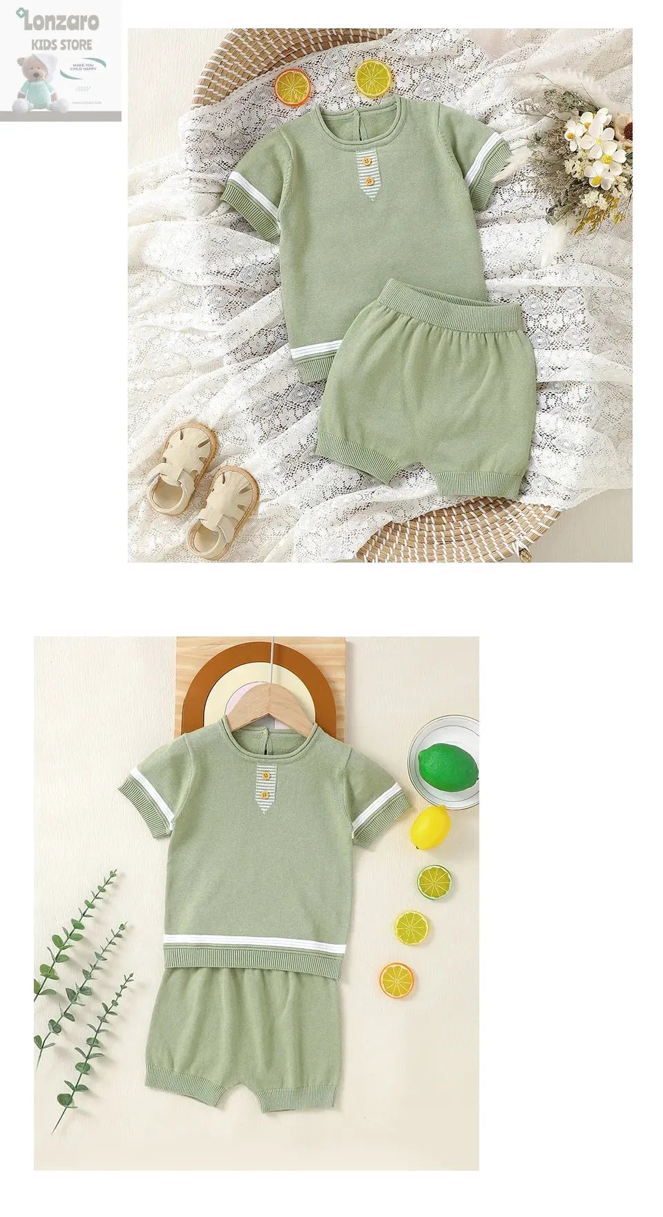 T-shirt & Korte Broek voor Jongens - Lonzaro Kids