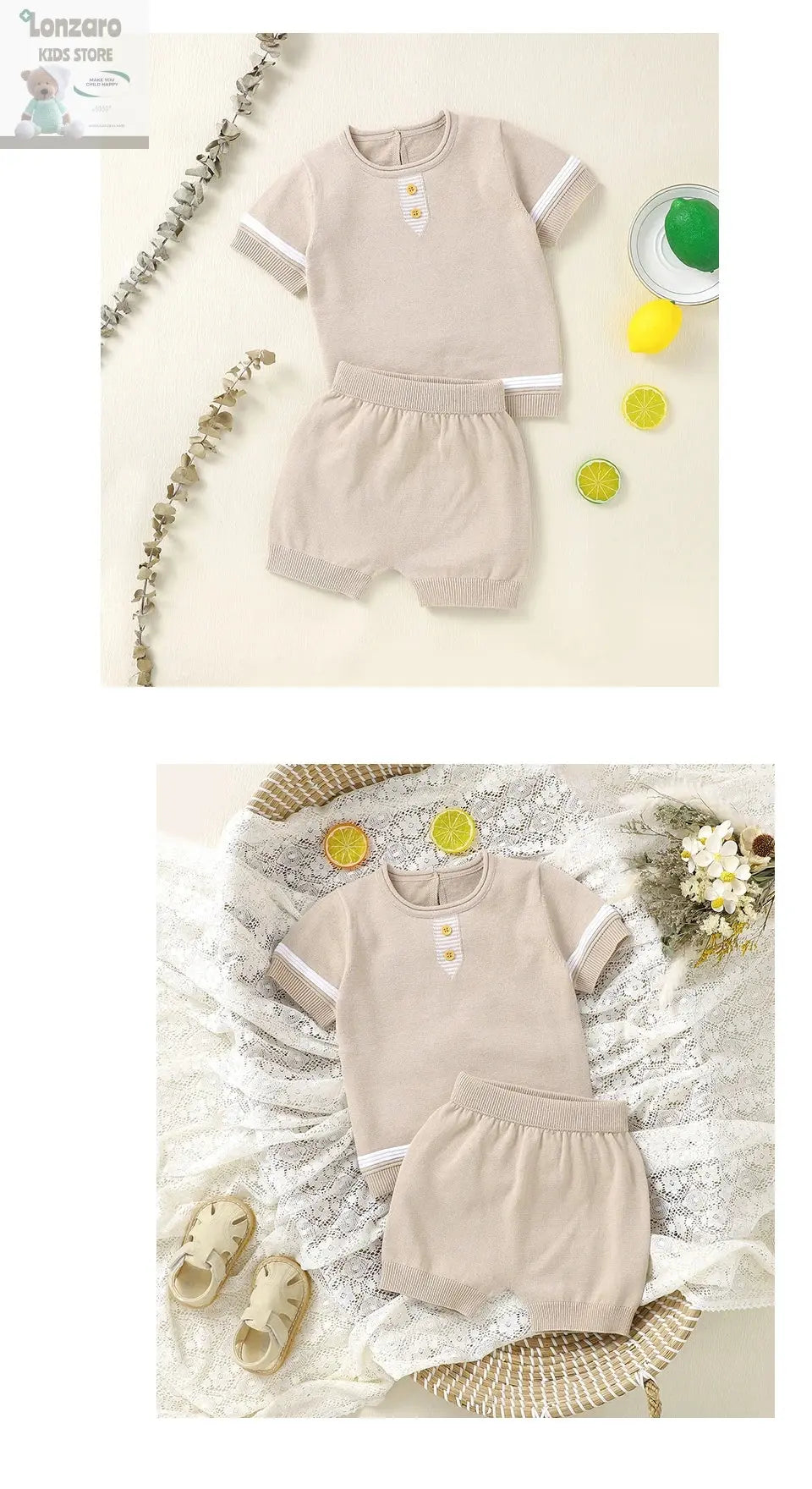 T-shirt & Korte Broek voor Jongens - Lonzaro Kids