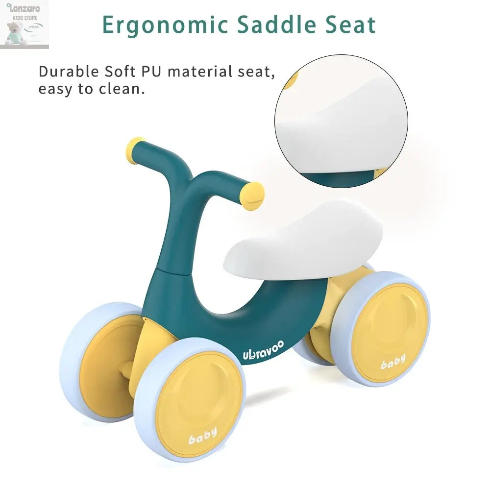 UBRAVOO Baby Balance Fiets 4Wiel Actie Lonzaro Kids