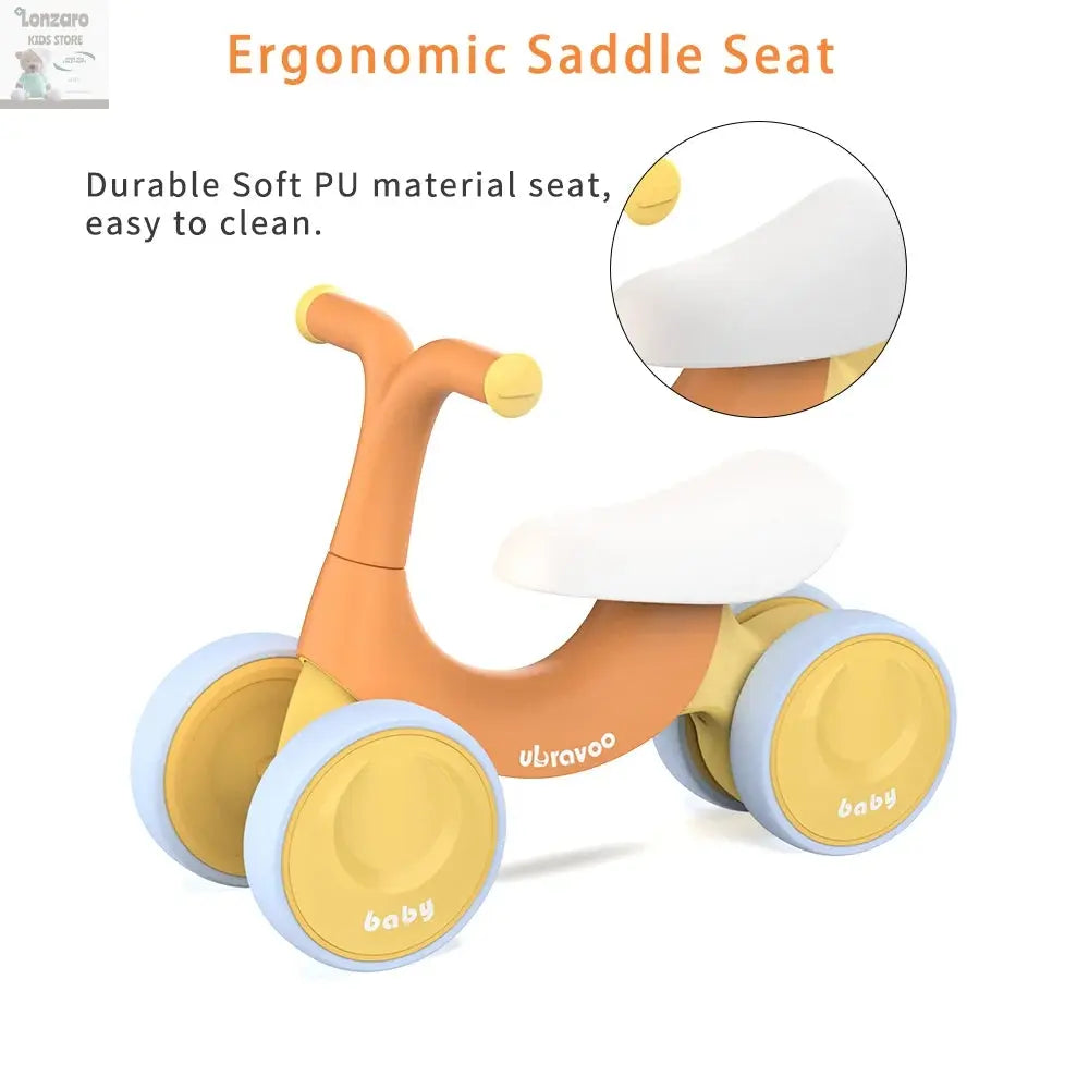 UBRAVOO Baby Balance Fiets 4Wiel Actie Lonzaro Kids
