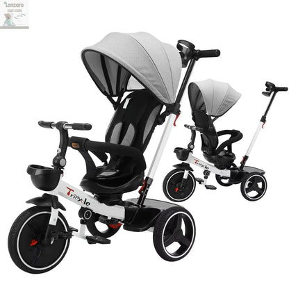 Ubravoo 6-in-1 Trike: Veilige Babyfiets & Wandelwagen - Lonzaro Kids