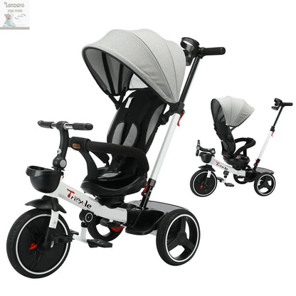 Ubravoo 6-in-1 Trike: Veilige Babyfiets & Wandelwagen - Lonzaro Kids