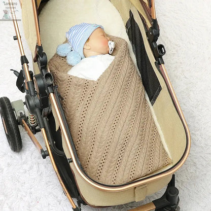 Unisex Gebreide Baby Deken 90x70cm - Lonzaro Kids 