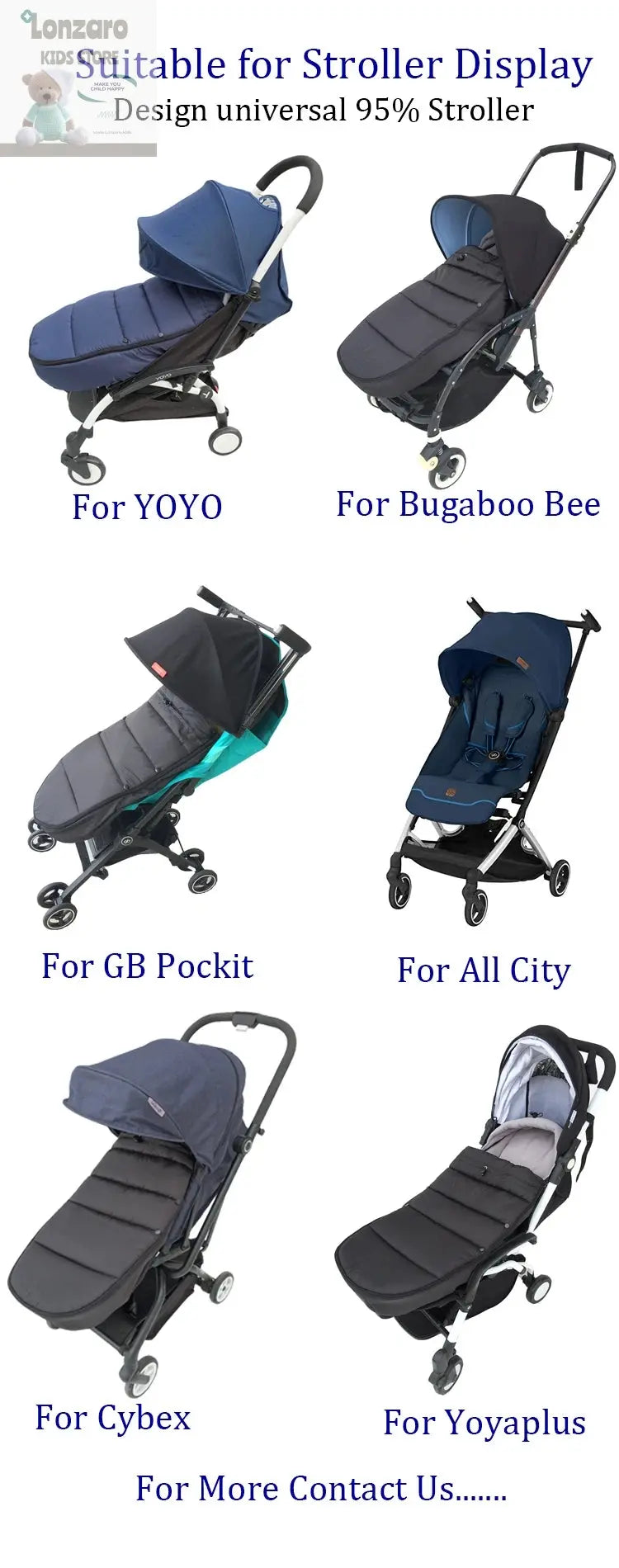 Voetenzak  Baby’s Comfort en Warm - Lonzaro Kids