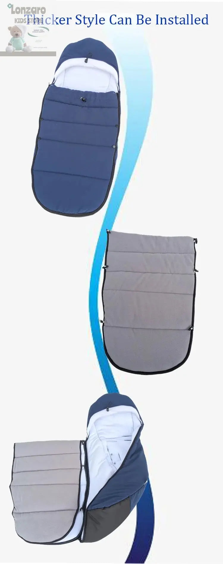 Voetenzak  Baby’s Comfort en Warm - Lonzaro Kids