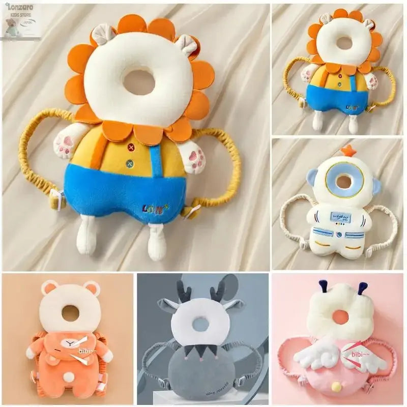 Kussen Rugzak voor Baby's - Valbescherming Dierenvorm - Lonzaro Kids