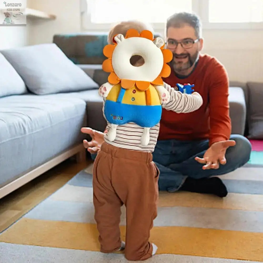 Kussen Rugzak voor Baby's - Valbescherming Dierenvorm - Lonzaro Kids