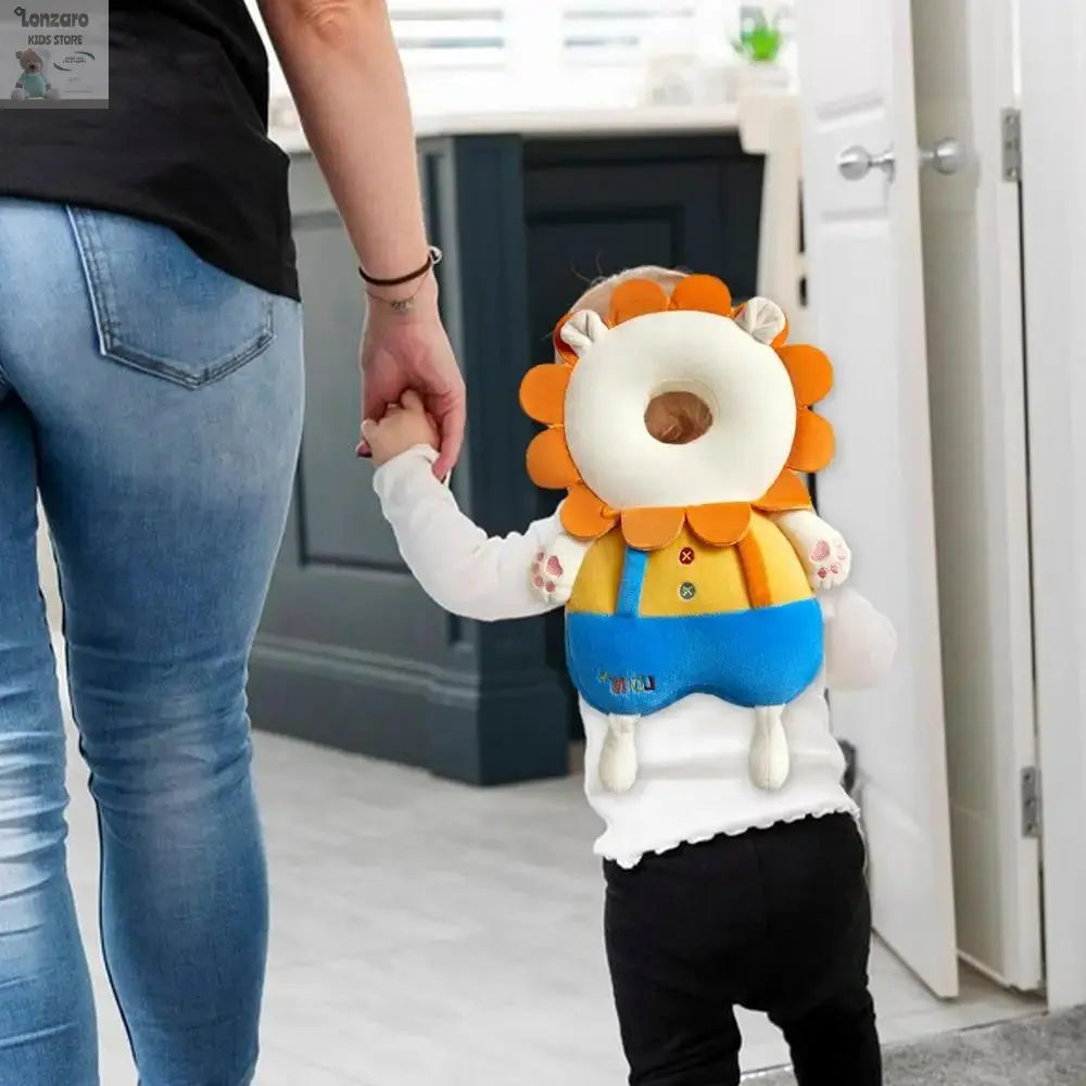 Kussen Rugzak voor Baby's - Valbescherming Dierenvorm - Lonzaro Kids