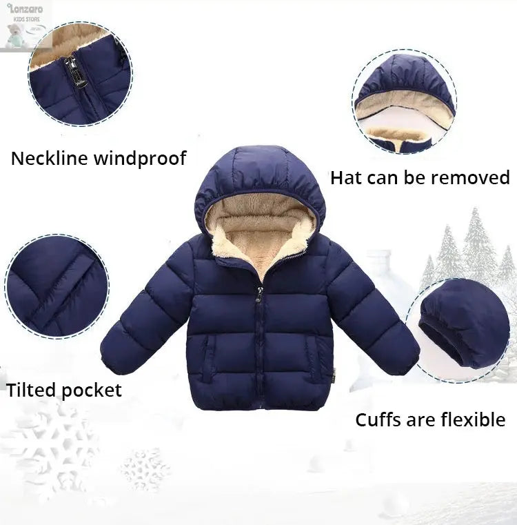 Warmte Winter Jassen voor Kinderen - Uniseks Lonzaro Kids