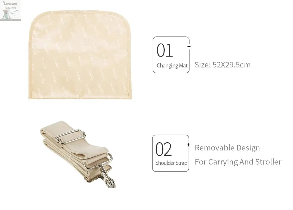 Waterproof Multifunctionele Luier Tas voor Moeders Lonzaro Kids