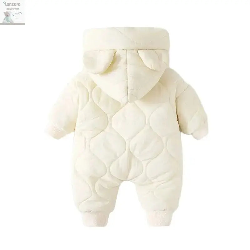 Winter Cartoon Baby Romper met Capuchon - Lonzaro Kids