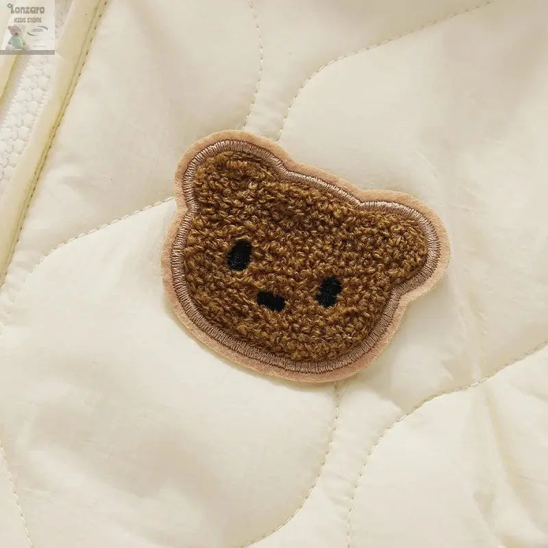 Winter Cartoon Baby Romper met Capuchon - Lonzaro Kids
