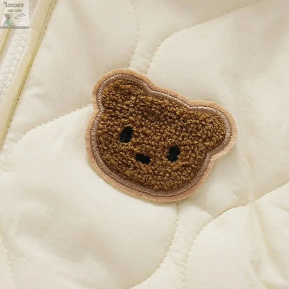 Winter Cartoon Baby Romper met Capuchon - Lonzaro Kids