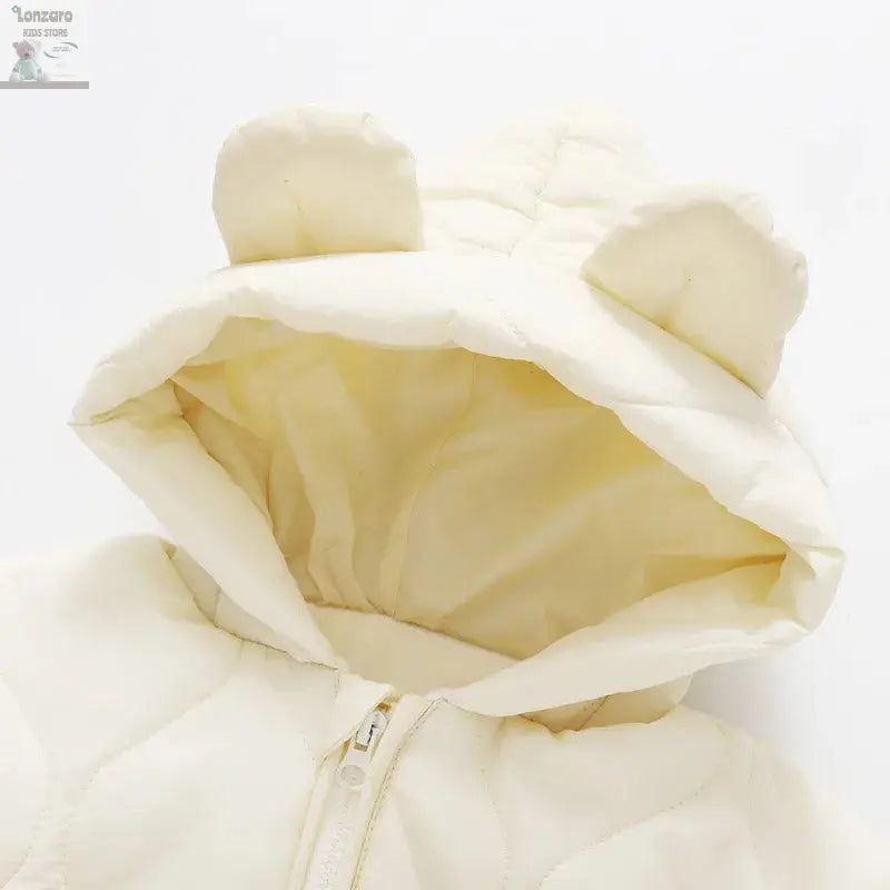 Winter Cartoon Baby Romper met Capuchon - Lonzaro Kids