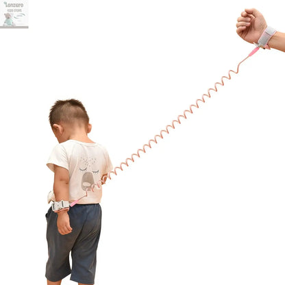 With keylock 2m anti go fumble bracelet childrens bracelet safety rope baby bracelet anti lose outdoor bracelet Traction rope Lonzaro Kids