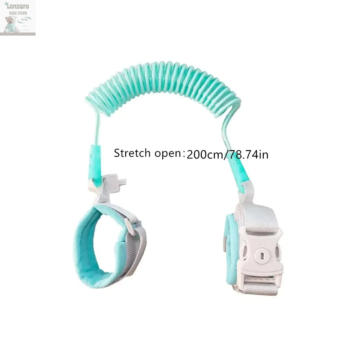 With keylock 2m anti go fumble bracelet childrens bracelet safety rope baby bracelet anti lose outdoor bracelet Traction rope Lonzaro Kids