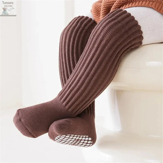 Zachte Antislip Kniesokken voor Baby's 0-4Y Lonzaro Kids