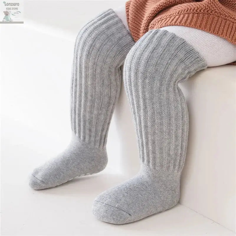 Zachte Antislip Kniesokken voor Baby's 0-4Y Lonzaro Kids