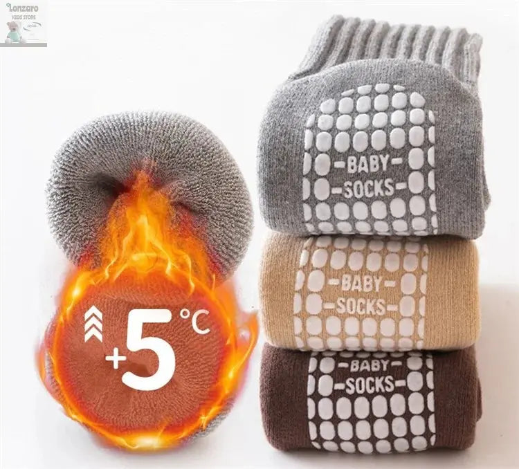 Zachte Antislip Kniesokken voor Baby's 0-4Y Lonzaro Kids
