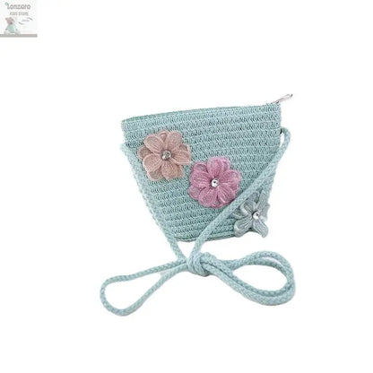 little girls summer straw sun hats and straw shoulder bags Lonzaro Kids