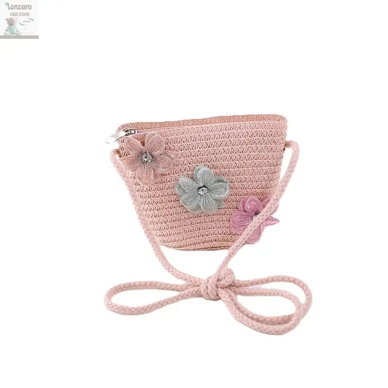 little girls summer straw sun hats and straw shoulder bags Lonzaro Kids